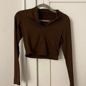Amazon S brown crop top
